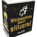 Flying UniKorn Glitzer Sixpack mini, Geschenkkarton Weihnachten