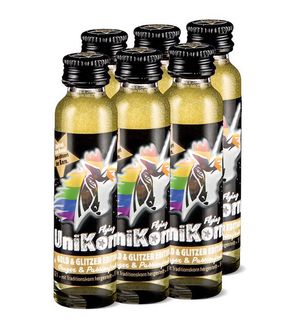 Flying UniKorn Glitzer Sixpack mini PRIDE EDITION, Geschenkkarton 